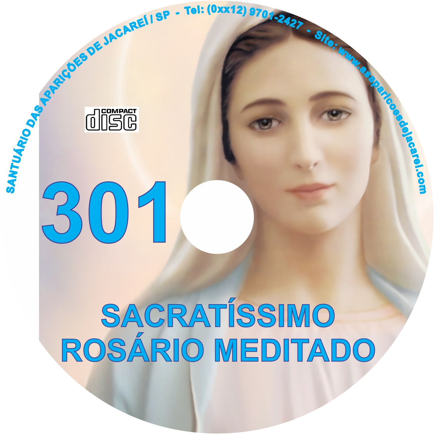 CD Rosário Meditado 301 CD Rosário Meditado 301